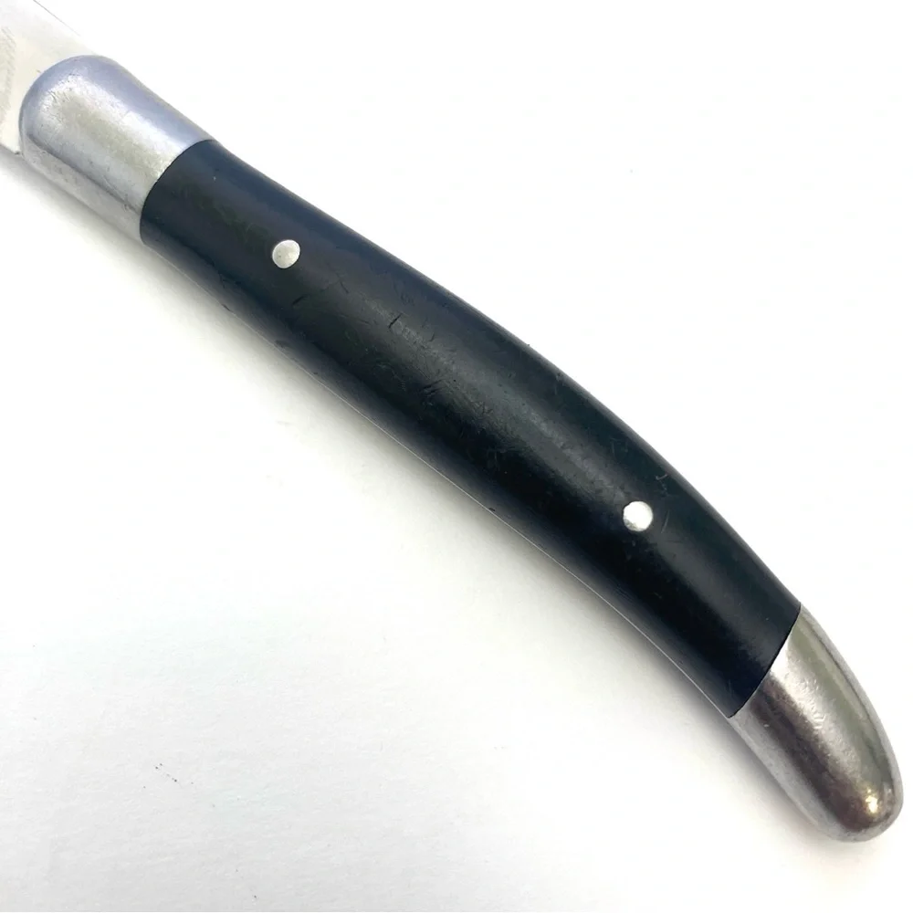 Walco Parisian Steak Knife w/Black Delrin Handle & 4-1/2